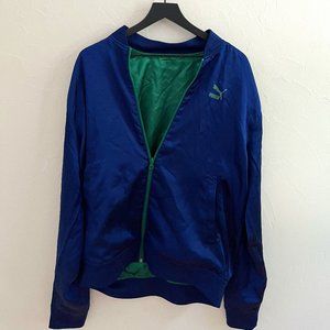 Men's Reversible Satin T7 Bomber Jacket